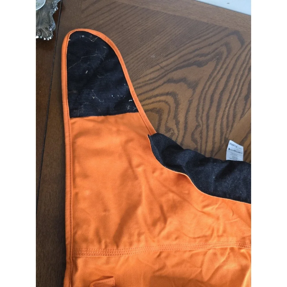 CARHARTT Hunter Orange Waterproof Hunting Insulated Duck Cloth Dog Chore Coat XL